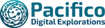 The logo of Pacifico Digital Explorations GmbH consists of a circle with connected nodes and the lettering